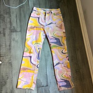 Zara pattern jeans